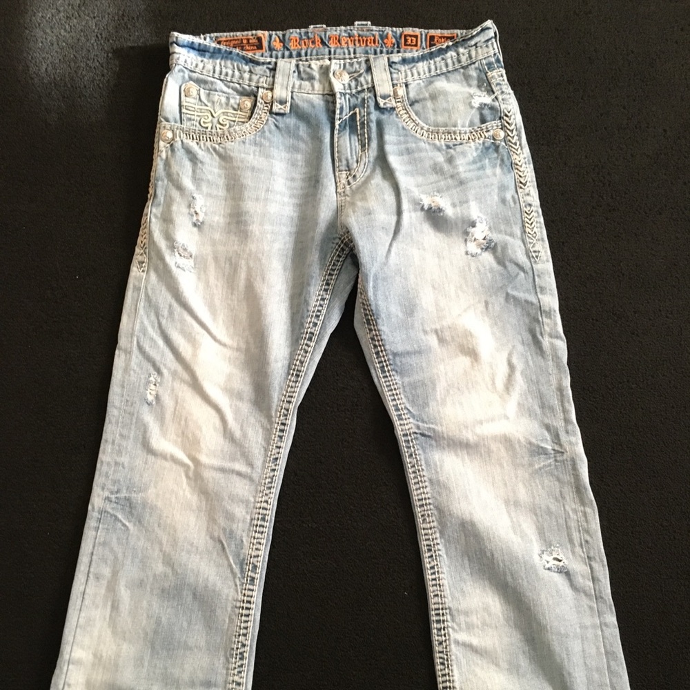 Rock revival Fabio boot means jeans